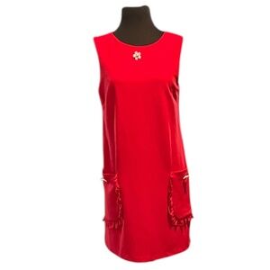 SCAPA Lauren Perre Women's Red Casual Dress, Small